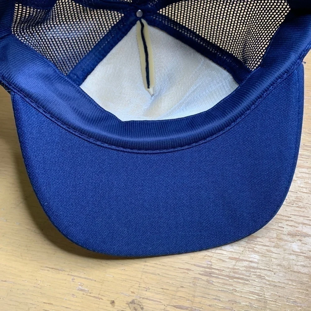 Cal-west Electric Napa Blue And Gold Vintage Snapback Hat - Picture 7 of 9